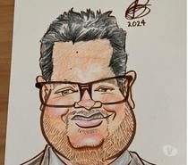 🎨 Custom A4 Caricatures from Your Photo – Only £20!