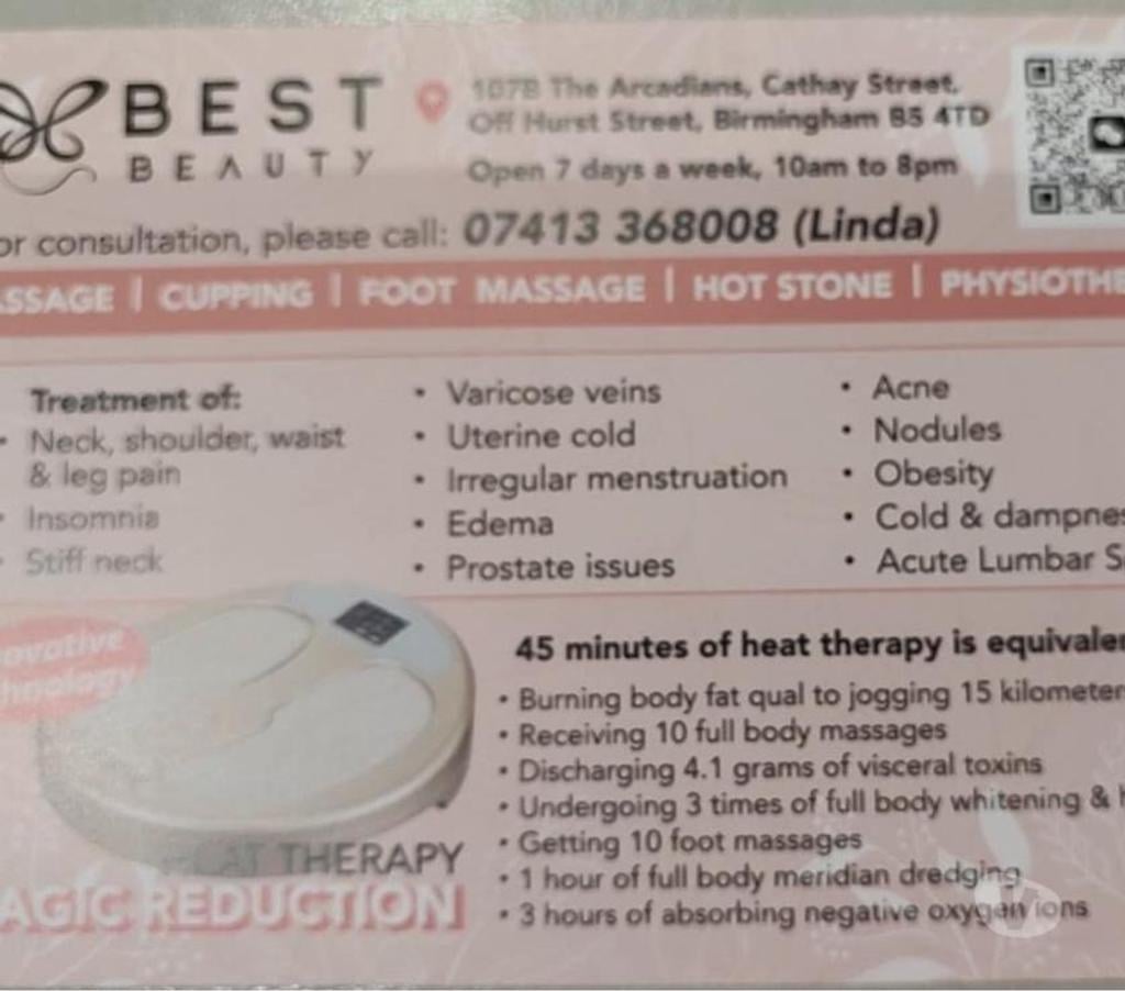 Full body massage West Midlands Birmingham - Photos for Best Beauty Chinese Massage