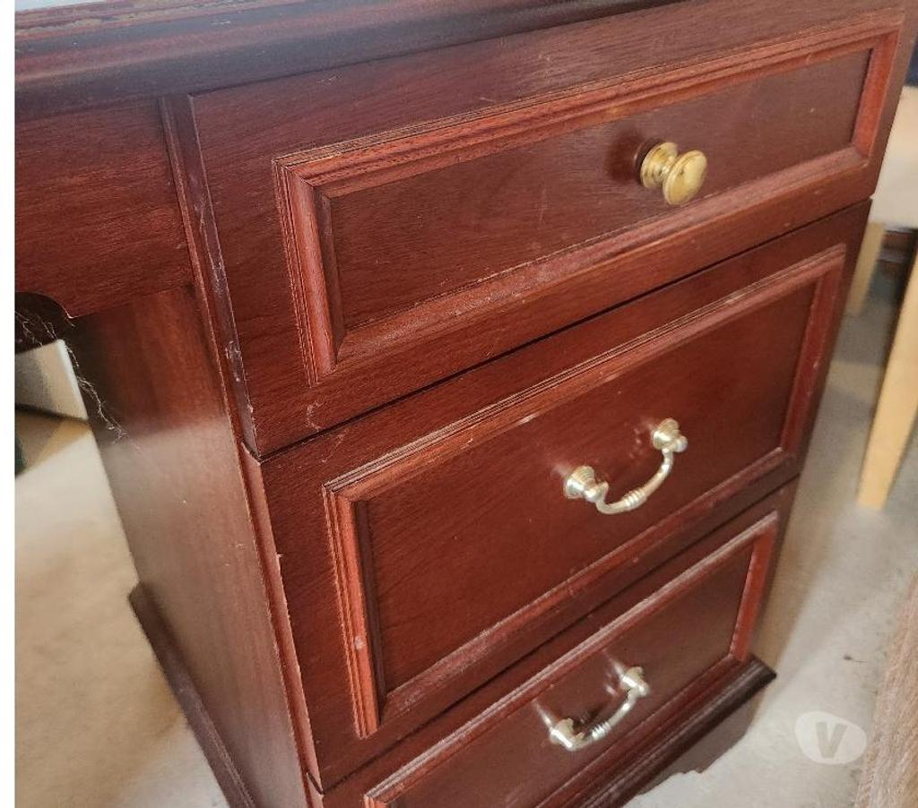 Furniture Bedfordshire Bedford - Photos for Vintage Stag Dressing Table – Solid Mahogany, 6 Drawers