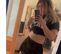 Naughty TS blonde girl