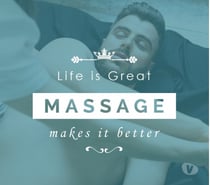 Professional male massage therapist