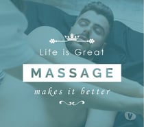 Professional male massage therapist