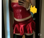 Semi convincing crossdresser