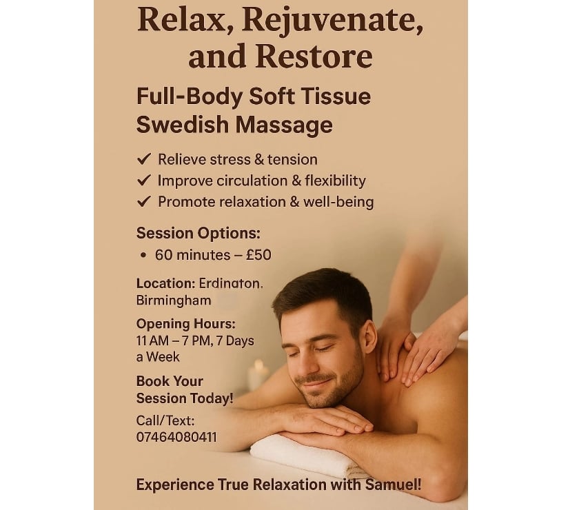 Massage Erdington Birmingham - Photos for Professional male massage therapist