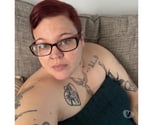 English Short haired , voluptuous, tattooed mk