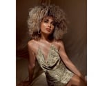 Angel from Equador, fuzzy curls, soft and tanning skin