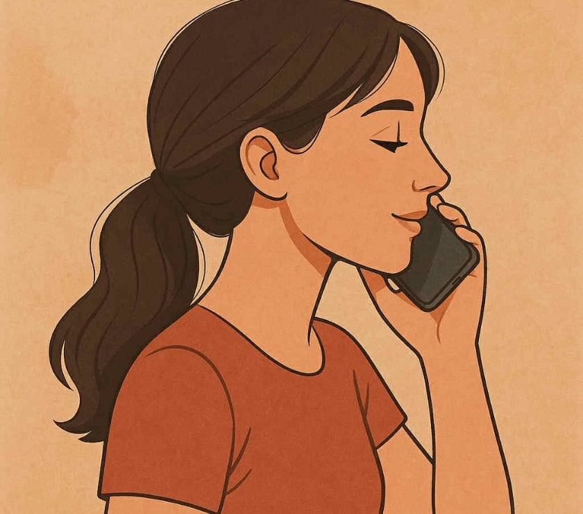 Sweet Voice . Call me anytime