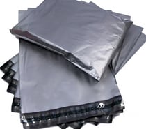 100 Grey Postage Mailing Bags 12'' x 16'' Self Seal