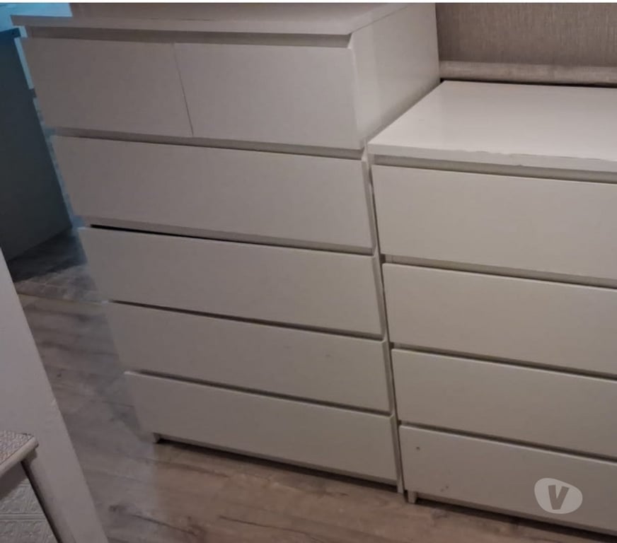 Furniture Bedfordshire Luton - Photos for Ikea two white drawers for sales