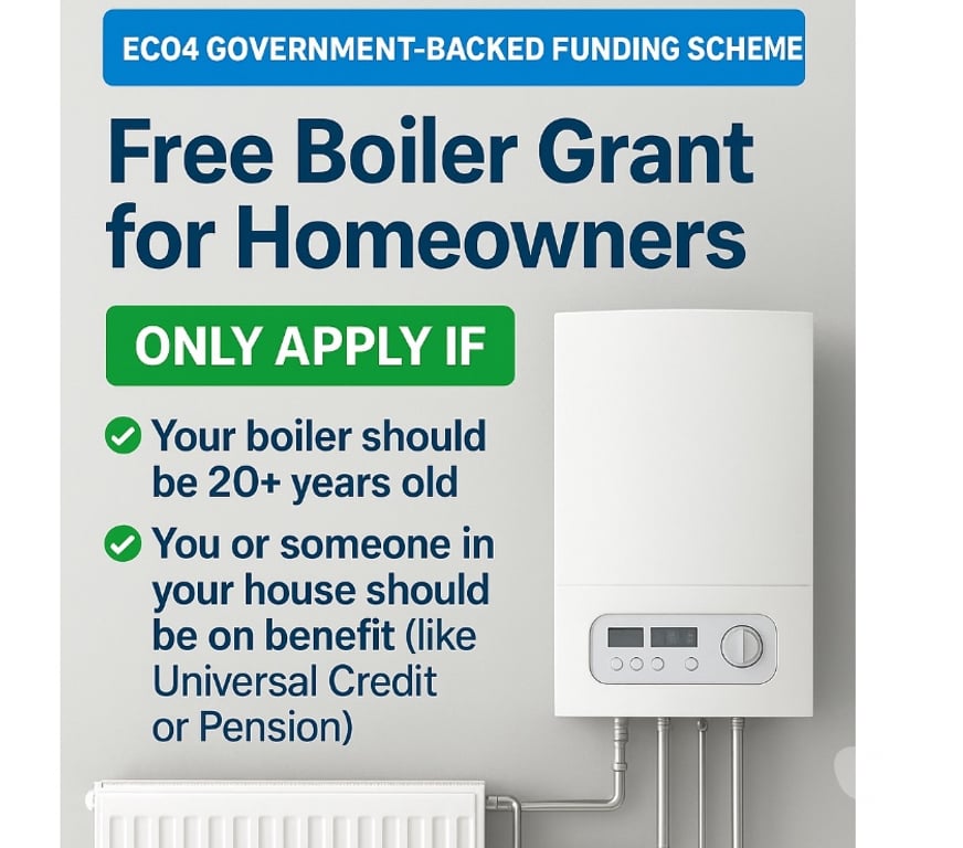 household goods West Midlands Birmingham - Photos for Free Boiler grant By UK gov