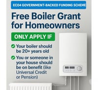 Free Boiler grant By UK gov