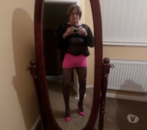 Mature transvestite looking for male friends.