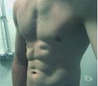 Fit athletic footballer