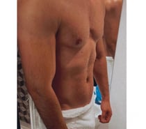 Fit athletic footballer