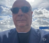 Old man looking for entertainment