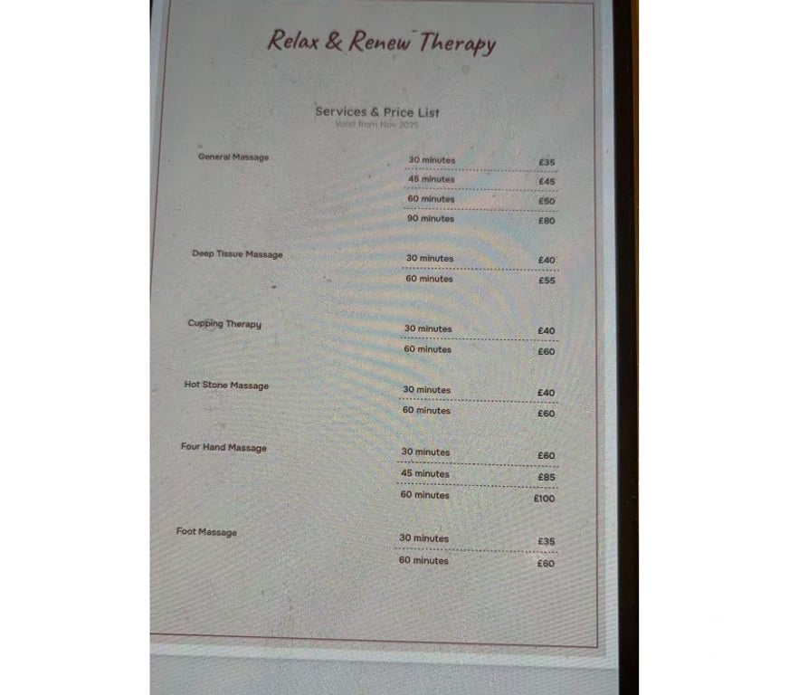 Escorts East Sussex Brighton - Photos for Asian Relax & Renew Therapy