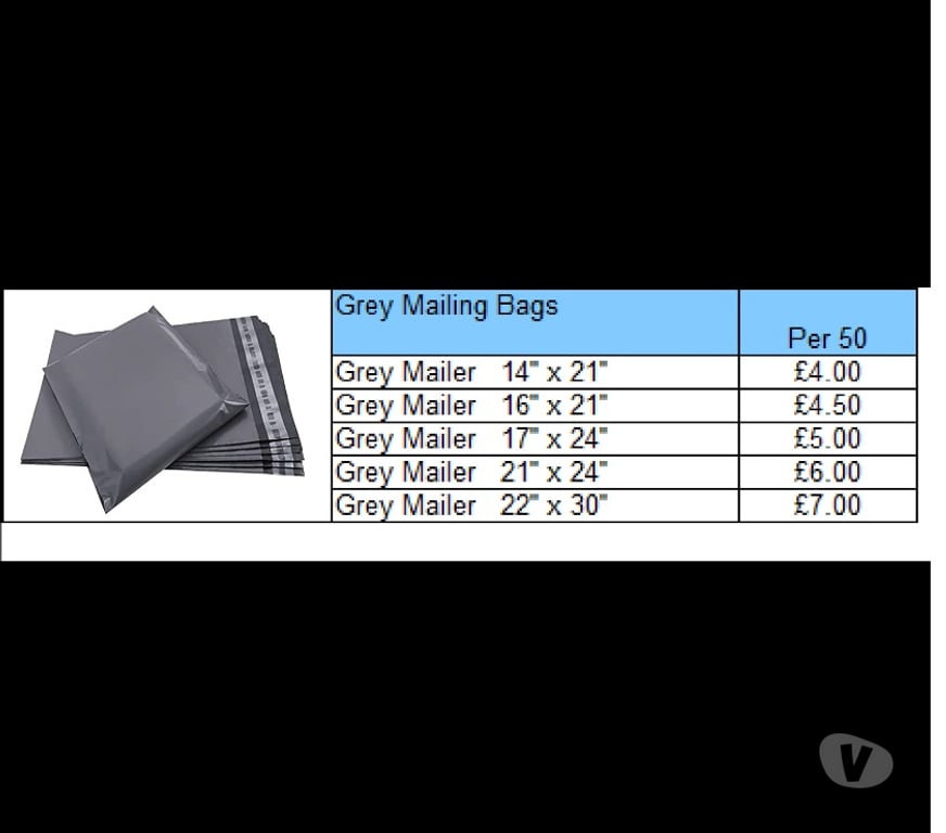 Office Furniture & Pro equipment Staffordshire Cannock Chase - Photos for 50 Super Size 22" x 30" Grey Mailing Postal Bags