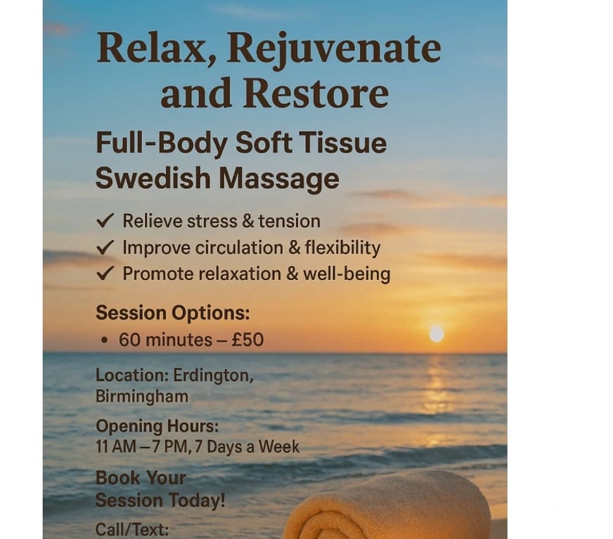 Full body massage West Midlands Birmingham - Photos for Professional male massage therapist