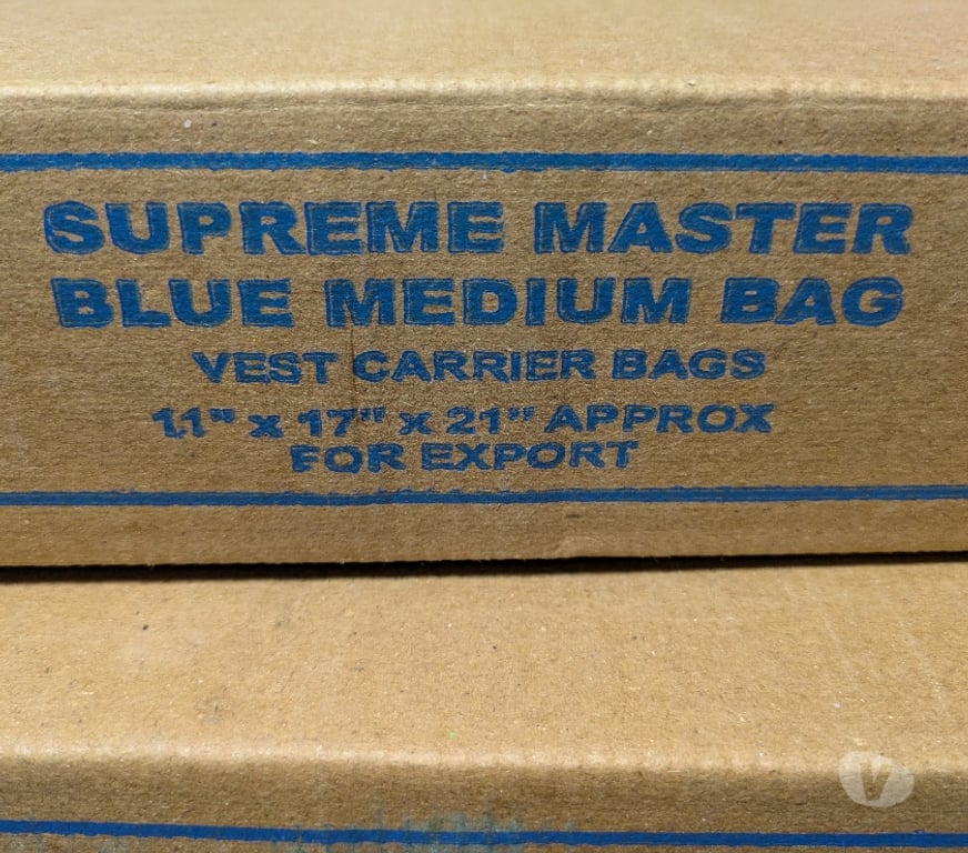 Office Furniture & Pro equipment Staffordshire Cannock Chase - Photos for Box Blue Vest Carrier Bags (750 Bags)