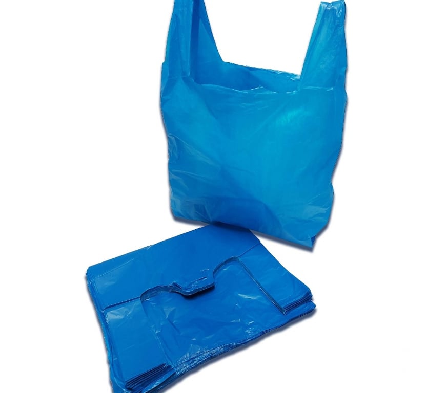 Office Furniture & Pro equipment Staffordshire Cannock Chase - Photos for Box Blue Vest Carrier Bags (750 Bags)