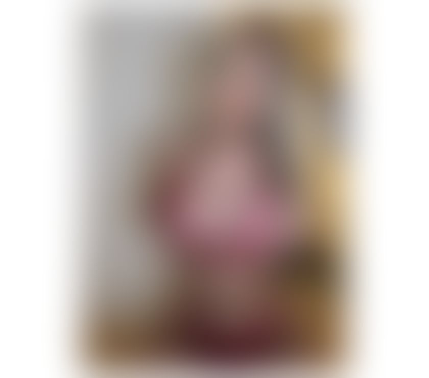 New blondy girl in city