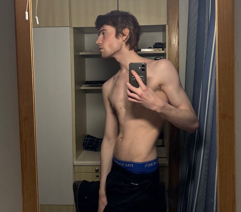 British fit red head