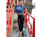 Bella Blonde Latina in Bow
