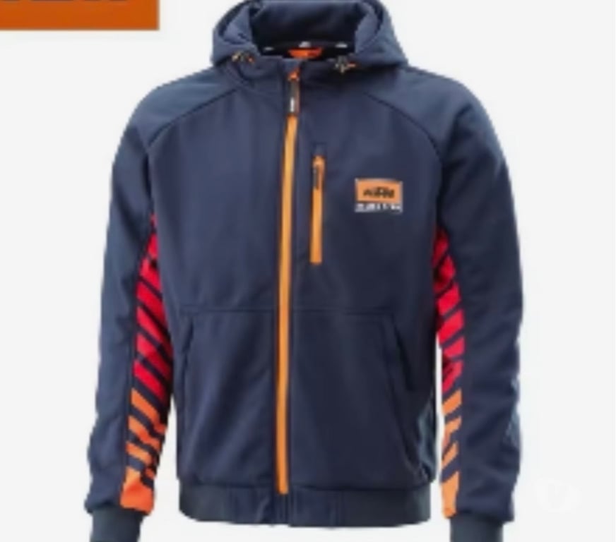 Miscellaneous Tyne and Wear Sunderland - Photos for KTM Moto Jacket | Navy & Orange | Level 1 Protective Armor