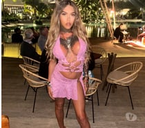 Hot young tattooed British Blondie - full body massage