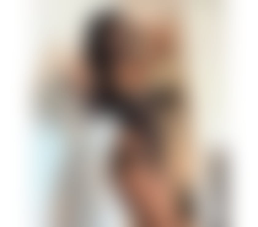 skinny Brazilian curly girl with big butt