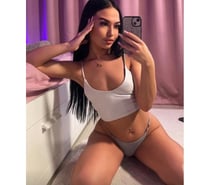 Beautiful brunette just arrived