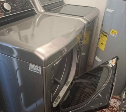 kitchen appliances Aberlady East Lothian - Photos for Modern LG Front-Load Electric Dryer