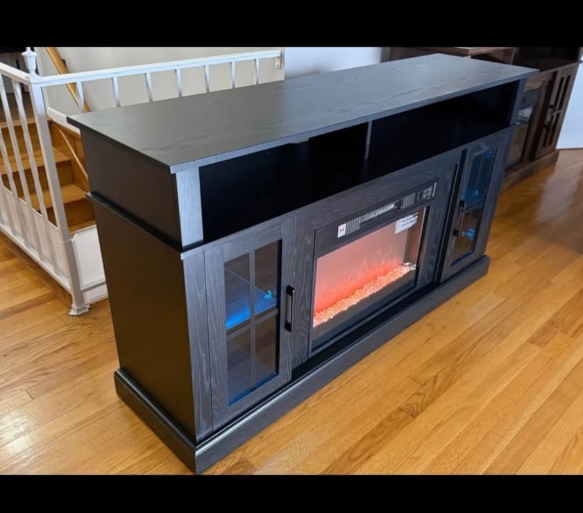 Furniture East Lothian Aberlady - East Lothian - Photos for Black Electric Fireplace TV Stand