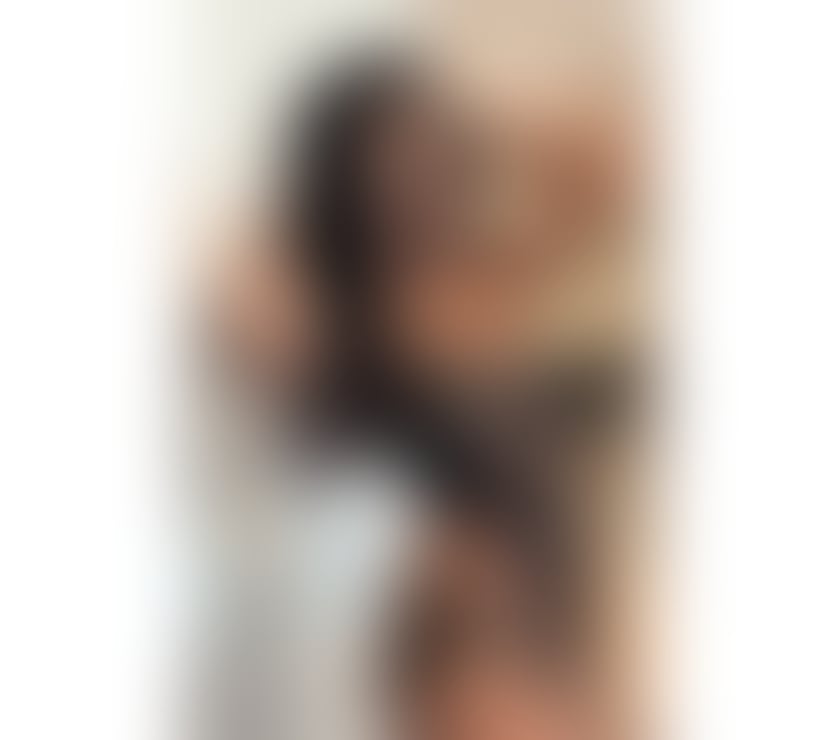 skinny Brazilian curly girl with big butt