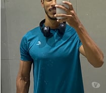 Man looks for a woman