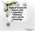 Male massage therapist