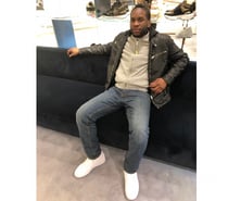 Caribbean man offering fun