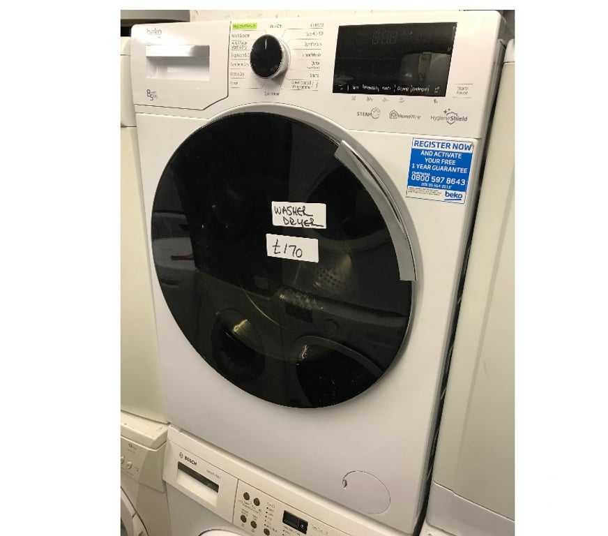 household goods West Northamptonshire Northampton - West Northamptonshire - Photos for Beko 8KG wash +5KG dry steam cure washer dryer