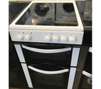 logik 50CM wide white electric cooker in excellent condition