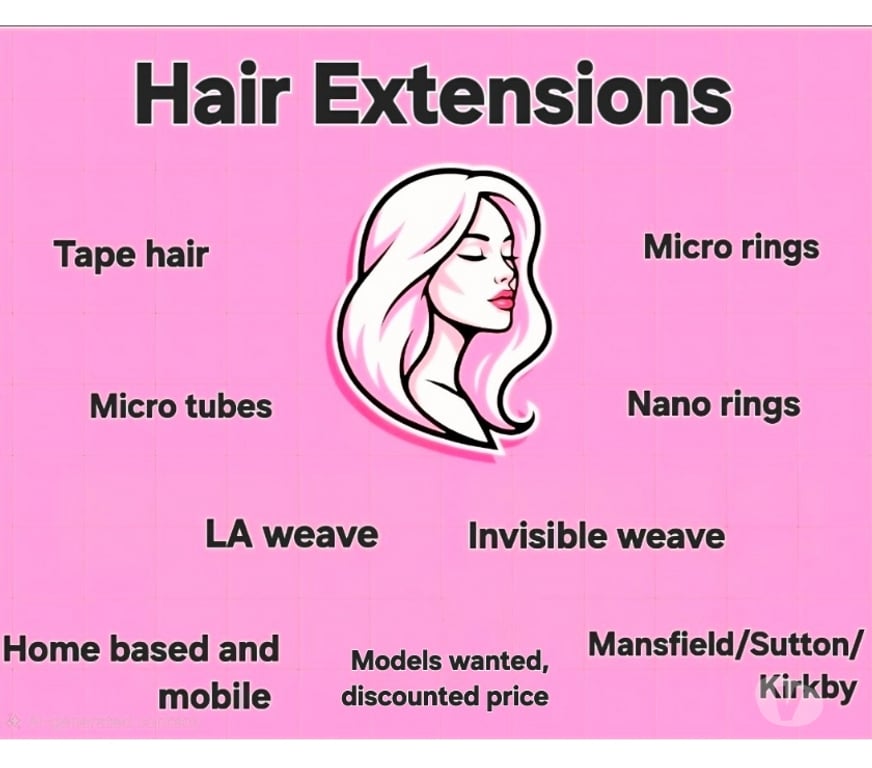 Health-Beauty Nottinghamshire Mansfield - Photos for Hair extension technician