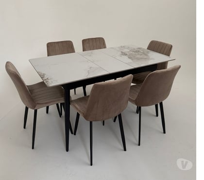 Second hand furniture Birmingham Solihull - Photos for Dining table with 6 chairs with free and fast delivery