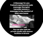 Massages to you one hour £30