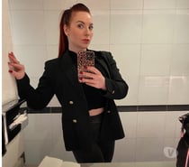 British kinky redhead tattooed model Online services