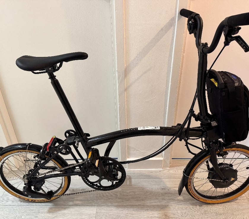 Fishing tackle South West London Mortlake - South West London - Photos for Brompton Electric P Line Urban Mid Handle Bar Folding Black