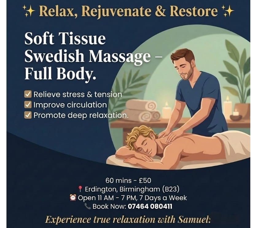 Massage Erdington Birmingham - Photos for Male massage therapist