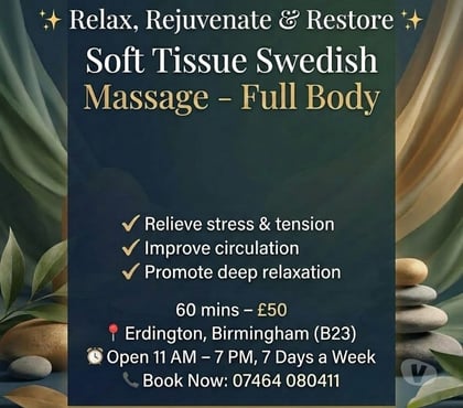Full body massage Stockland Green Birmingham - Photos for Male massage therapist