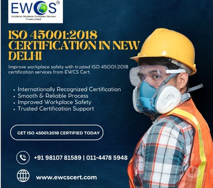Other Services Indian Queens Cornwall - Photos for ISO 45001 Certification in New Delhi | EWCS Cert