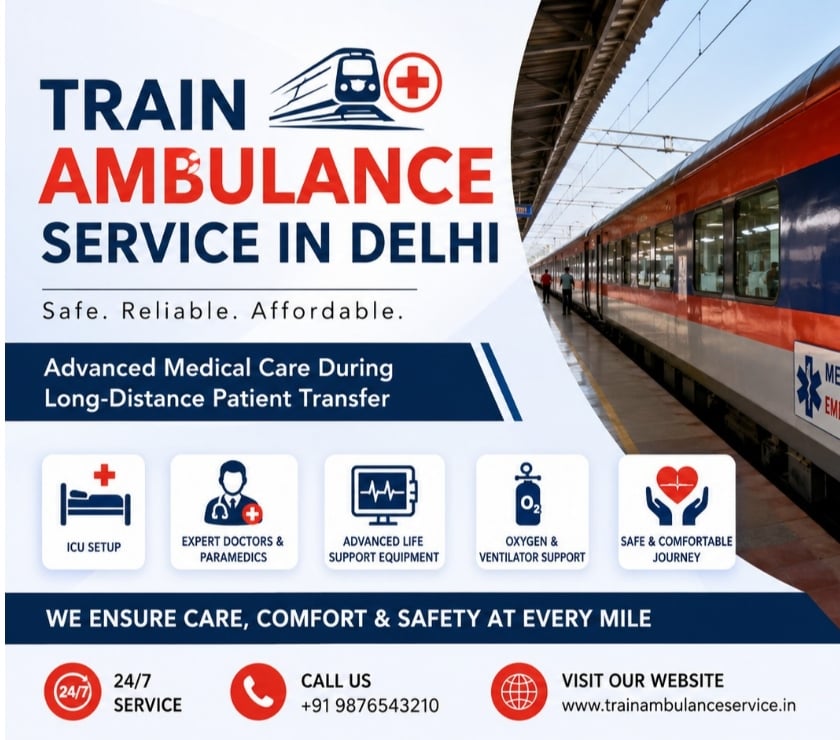 Health-Beauty Patna East Ayrshire - Photos for Best Train Ambulance Service in Delhi