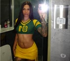 Caroline stunning trans Brazilian