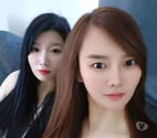New Arrived DUO Korean Girls Double Kissing Full Body